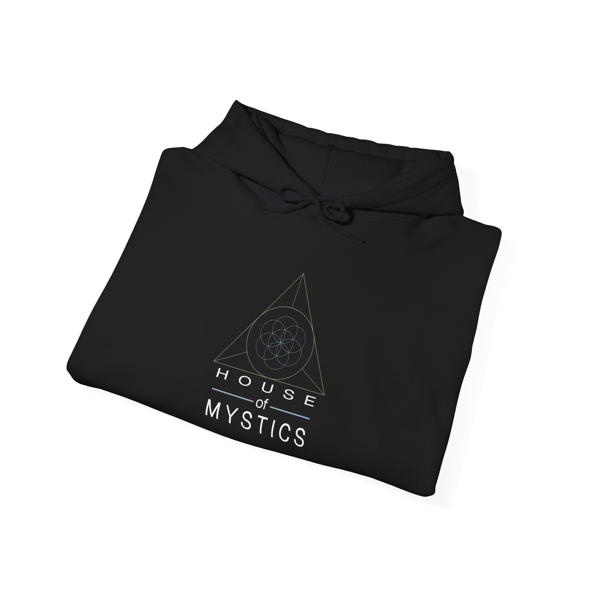 House of Mystics Sigil Hoodie, Black Mystical Pullover