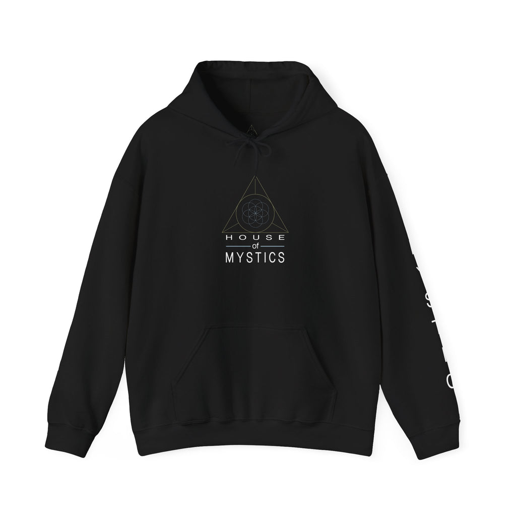 House of Mystics Sigil Hoodie, Black Mystical Pullover